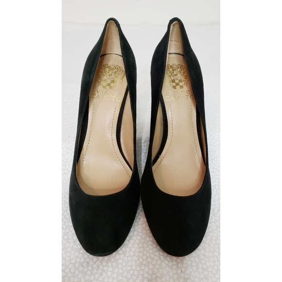 Vince Camuto Black Suede Pumps | Heels sz 6M - Picture 1 of 7